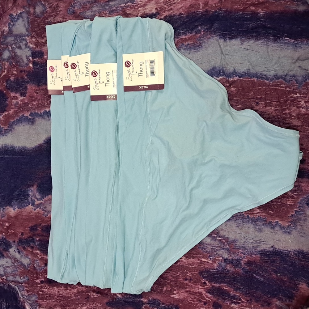 Secret Treasures Thong Panties Light Blue